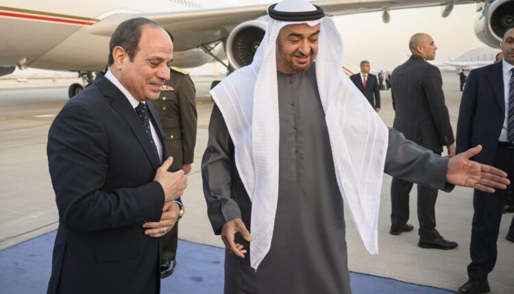 الرئيس السيسي والشيخ محمد بن زايد