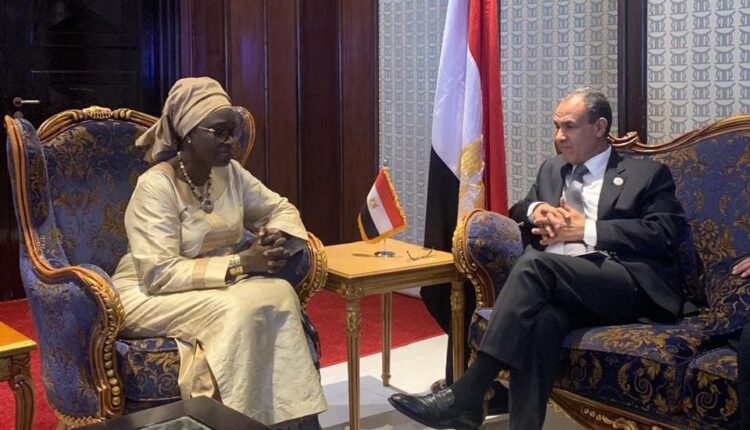 وزير الخارجية والهجرة وشئون المصريين بالخارج يلتقى وزيرة خارجية السنغال